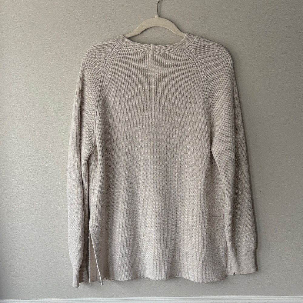 Athleta Switchback Pullover Sweater Offwhite 45% … - image 5